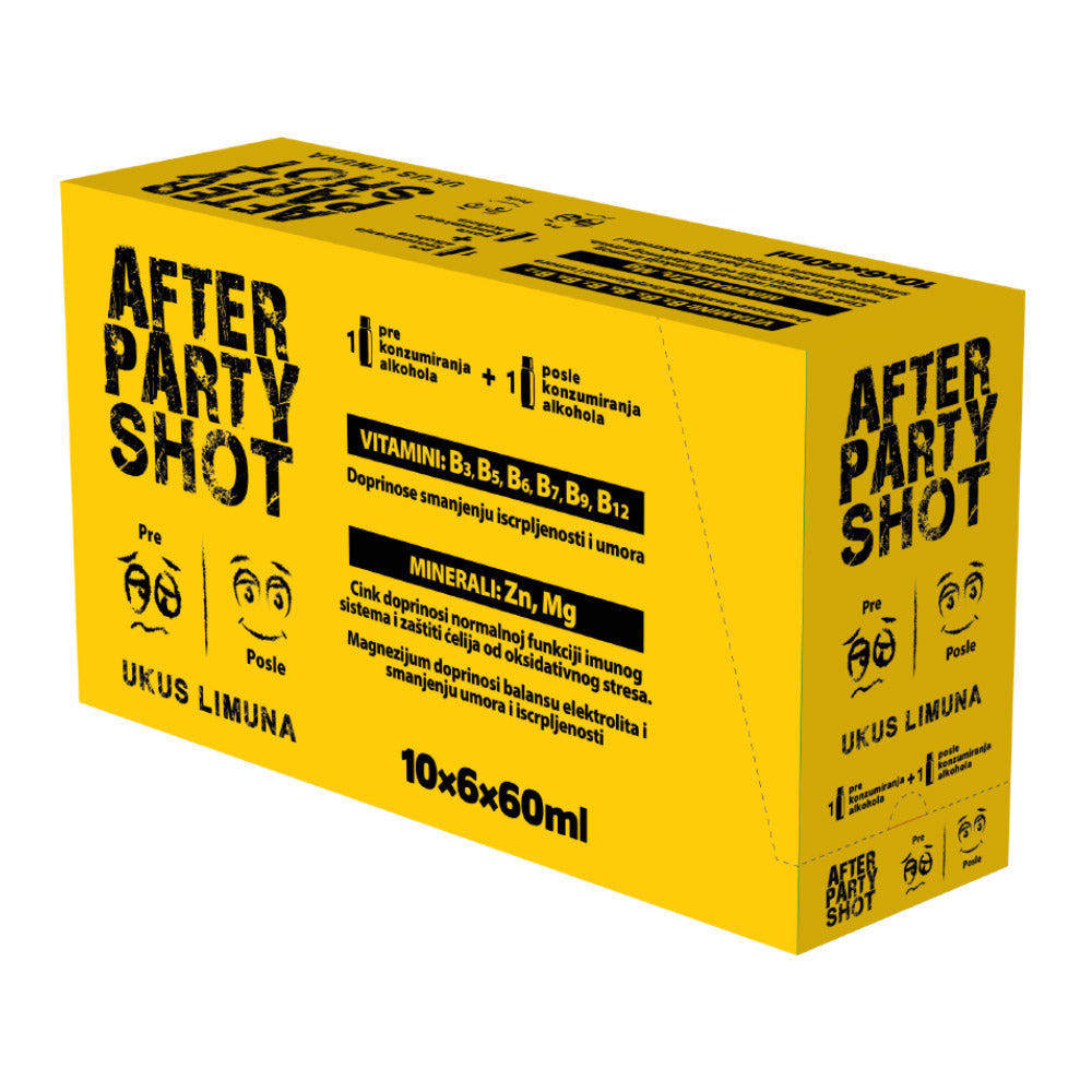 After Party Shot 10x6/1 3600ml (60boca)