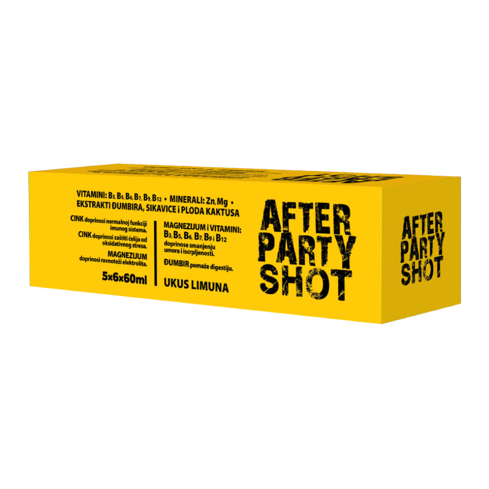 After Party Shot 5x6/1 1800ml (30 boca)