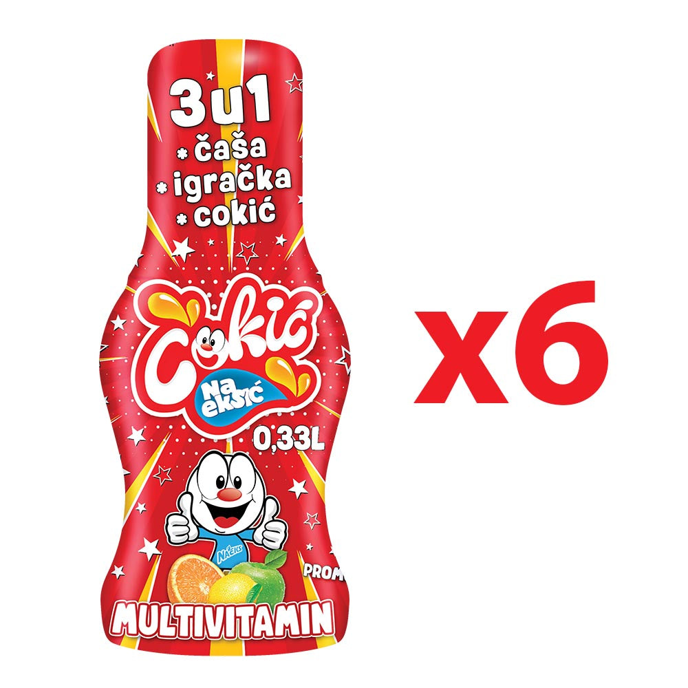 Cokić 3u1 Multivitamin 0,33l (transportno pakovanje 6x0,33l)