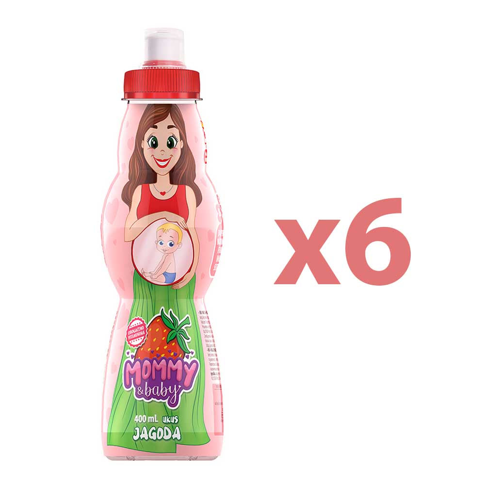 Mama i beba Jagoda 0,4l (transportno pakovanje 6x0,4l)